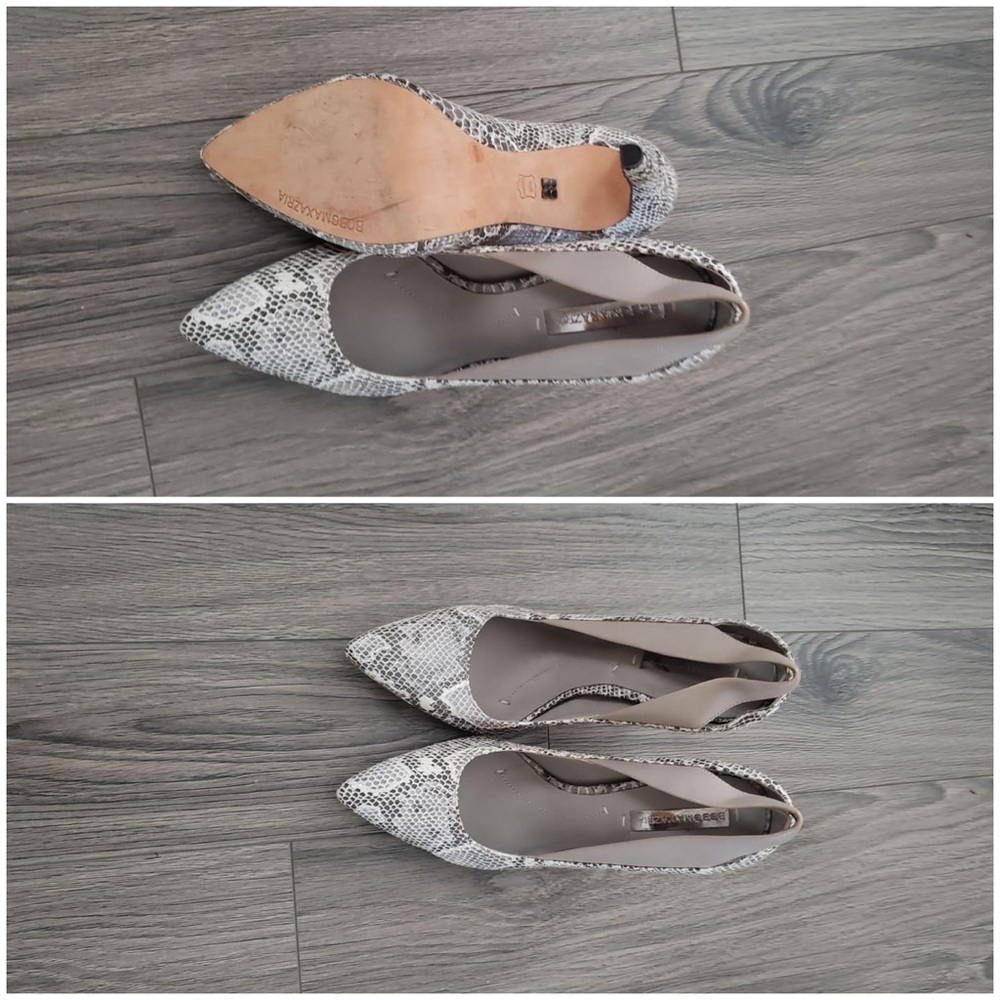 BCBG Snake Skin Shoes